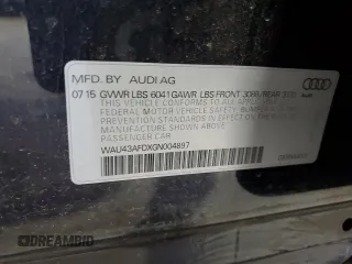 2016 Audi A8 Sport с VIN WAU43AFDXGN004897, выставлен на аукционе Copart как лот 63614425 с пробегом Не указан миль и Списание • Salvage title. История ставок и продаж доступна на DreamBid. Изображение 13.