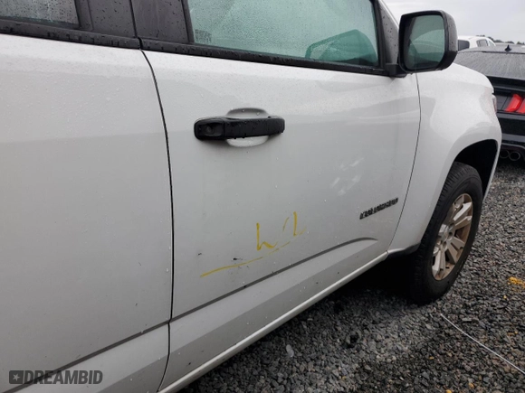 2020 Chevrolet Colorado 2WD Work Truck with VIN 1GCGSBEA8L1242586, listed as a Copart auction lot 78333064 with 0 mi miles and Non Repairable. Bid and sale history available at carsss.com. Image 12.