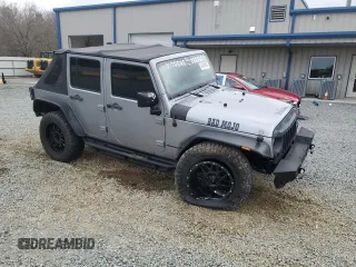 2014 Jeep Wrangler Unlimited Rubicon with VIN 1C4BJWFG7EL197252, listed as a Copart auction lot 44798205 with 115,778 mi miles and Salvage Title. Bid and sale history available at carsss.com. Image 4.