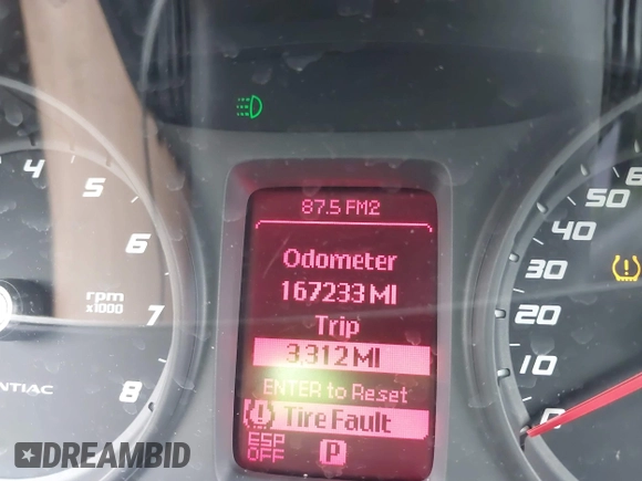 2009 Pontiac G8 with VIN 6G2ER57779L188434, listed as a IAAI auction lot 42201331 with 167,233 mi miles and . Bid and sale history available at DreamBid. Image 15.