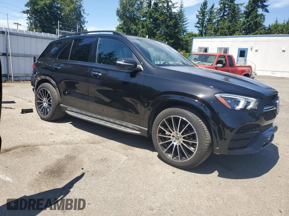 2021 Mercedes-Benz GLE 350 with VIN 4JGFB4KE7MA492445, listed as a Copart auction lot 60292315 with 42,985 mi miles and Salvage title. Bid and sale history available at DreamBid. Image 4.