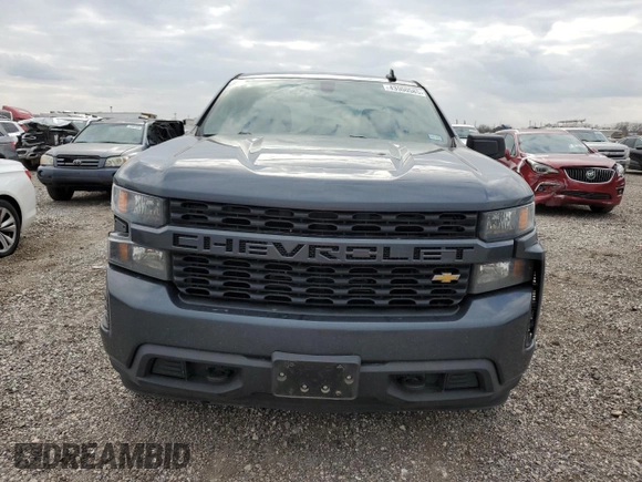 2021 Chevrolet Silverado 1500 Custom with VIN 1GCRWBEK1MZ228490, listed as a Copart auction lot 43900585 with 127,270 mi miles and Salvage Title. Bid and sale history available at DreamBid. Image 5.