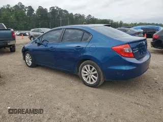 2012 Honda Civic EX with VIN 2HGFB2F87CH546602, listed as a Copart auction lot 56059565 with 164,588 mi miles and Clean Title. Bid and sale history available at DreamBid. Image 2.