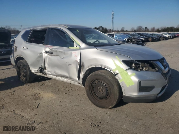 2017 Nissan Rogue S with VIN KNMAT2MVXHP562861, listed as a Copart auction lot 46988875 with 114,782 mi miles and Salvage Title. Bid and sale history available at carsss.com. Image 4.