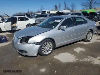 2009 Mercury Milan Premier with VIN 3MEHM08Z89R628572, listed as a Copart auction lot 46223075 with 113,253 mi miles and Salvage Title. Bid and sale history available at carsss.com. Image 1.