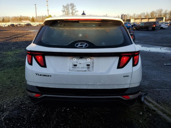 2022 Hyundai Tucson SE with VIN 5NMJACAE3NH079331, listed as a Copart auction lot 41668625 with 48,328 mi miles and Salvage Title. Bid and sale history available at carsss.com. Image 6.