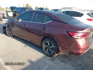 2024 Nissan Sentra SV with VIN 3N1AB8CV7RY263242, listed as a IAAI auction lot 41959700 with 9,296 mi miles and . Bid and sale history available at DreamBid. Image 14.