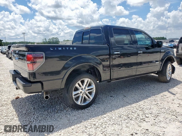 2013 Ford F-150 XL with VIN 1FTFW1ET2DFC34113, listed as a Copart auction lot 62120405 with 54,344 mi miles and Salvage title. Bid and sale history available at DreamBid. Image 3.