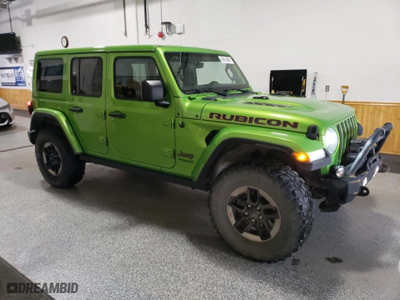 2018 Jeep Wrangler Unlimited Rubicon with VIN 1C4HJXFN3JW245997, listed as a Copart auction lot 52200725 with 101,739 mi miles and Clean Title. Bid and sale history available at carsss.com. Image 4.
