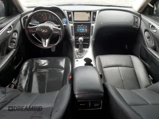 2020 Infiniti Q50 3.0t LUXE with VIN JN1EV7AP3LM203637, listed as a Copart auction lot 48579525 with 79,647 mi miles and Salvage Title. Bid and sale history available at carsss.com. Image 8.
