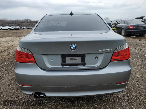 2008 BMW 5 Series 535i with VIN WBANW13508CN56172, listed as a Copart auction lot 50490425 with Not Provided miles and Salvage Title. Bid and sale history available at carsss.com. Image 6.