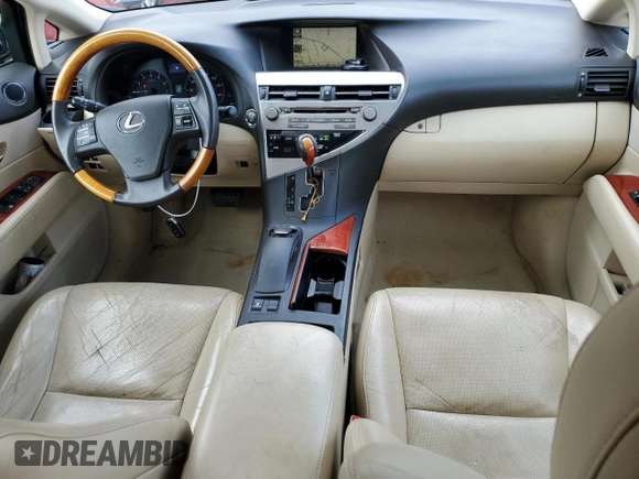 2010 Lexus RX 350 z VIN 2T2ZK1BA3AC025443, wystawiony jako Copart lot #58397625 z przebiegiem 114 388 mil mil oraz Szkoda całkowita • Salvage title. Historia ofert i sprzedaży dostępna na DreamBid. Obrazek 8.