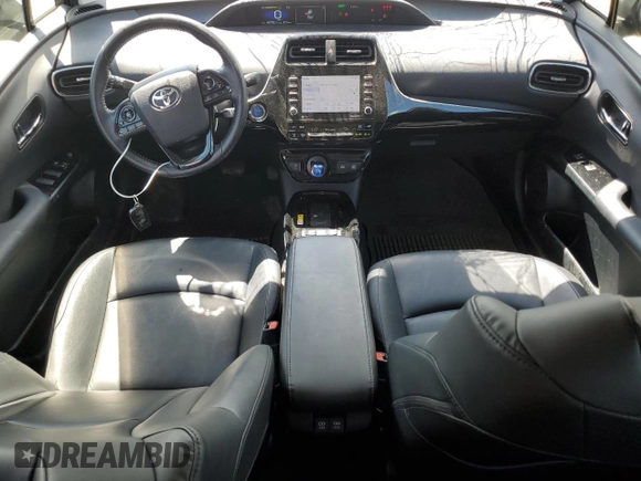 2022 Toyota Prius L Eco with VIN JTDKAMFU3N3155879, listed as a Copart auction lot 57252135 with 45,370 mi miles and Salvage title. Bid and sale history available at DreamBid. Image 8.