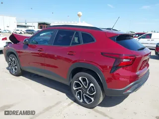 2025 Chevrolet Trax 2RS with VIN KL77LJEP7SC134911, listed as a IAAI auction lot 41714820 with 2,201 mi miles. Bid and sale history available at carsss.com. Image 3.