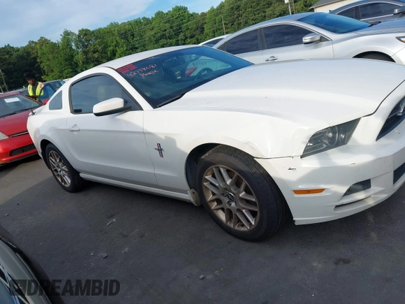 2013 Ford Mustang V6 with VIN 1ZVBP8AM1D5254018, listed as a IAAI auction lot 42738081 with 231,643 mi miles and . Bid and sale history available at DreamBid. Image 13.