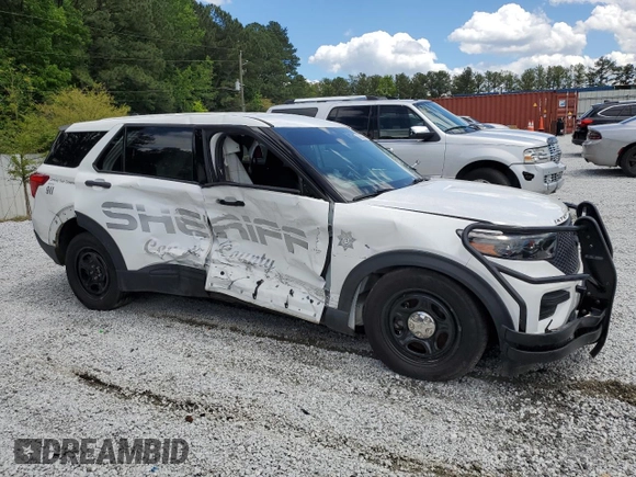 2022 Ford Explorer z VIN 1FM5K8AC1NGB17877, wystawiony jako Copart lot #55605335 z przebiegiem 28 980 mil mil oraz Szkoda całkowita • Salvage title. Historia ofert i sprzedaży dostępna na DreamBid. Obrazek 4.