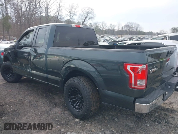 2015 Ford F-150 XL with VIN 1FTEX1CP1FFB64492, listed as a IAAI auction lot 41781913 with 195,516 mi miles. Bid and sale history available at carsss.com. Image 3.