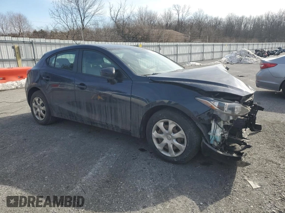 2015 Mazda 3 i Sport with VIN 3MZBM1K72FM188553, listed as a Copart auction lot 43422815 with 170,649 mi miles and Salvage Title. Bid and sale history available at DreamBid. Image 4.