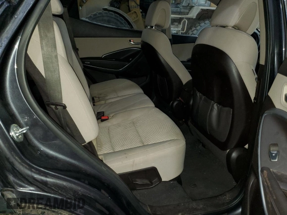 2018 Hyundai Santa Fe 2.4L with VIN 5XYZT3LB3JG571720, listed as a Copart auction lot 43942375 with 108,435 mi miles and Salvage title. Bid and sale history available at DreamBid. Image 11.