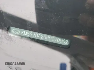 2023 Hyundai Santa Fe Limited z VIN KM8S7DA28PU070002, wystawiony jako Copart lot #47192795 z przebiegiem 29 519 mil mil oraz Nie do naprawy • Non repairable. Historia ofert i sprzedaży dostępna na DreamBid. Obrazek 13.