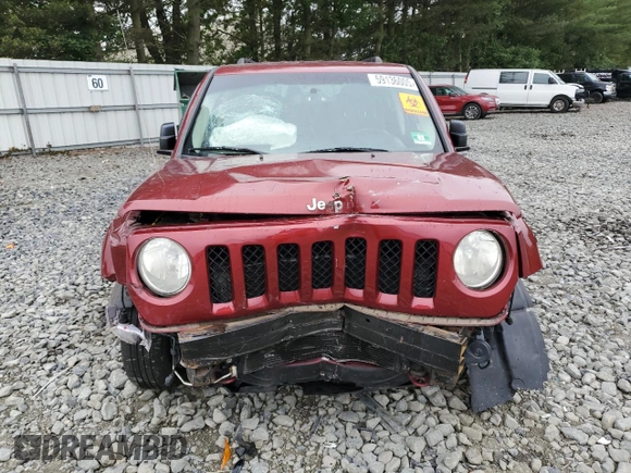 2016 Jeep Patriot Latitude with VIN 1C4NJPFAXGD792415, listed as a Copart auction lot 59136005 with Not provided miles and Salvage title. Bid and sale history available at DreamBid. Image 5.