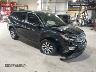 2021 Honda Pilot EX-L z VIN 5FNYF6H58MB092860, wystawiony jako IAAI lot #42143112 z przebiegiem 75 539 mil mil oraz . Historia ofert i sprzedaży dostępna na DreamBid. Obrazek 1.