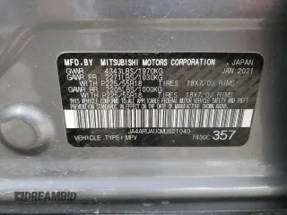 2021 Mitsubishi Outlander Sport ES with VIN JA4ARUAU0MU021040, listed as a Copart auction lot 52519465 with 60,454 mi miles and Salvage Title. Bid and sale history available at carsss.com. Image 13.