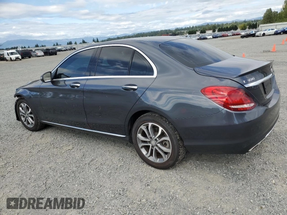 2016 Mercedes-Benz C 300 Luxury with VIN 55SWF4KB6GU136545, listed as a Copart auction lot 63806425 with 41,403 mi miles and Salvage title. Bid and sale history available at DreamBid. Image 2.