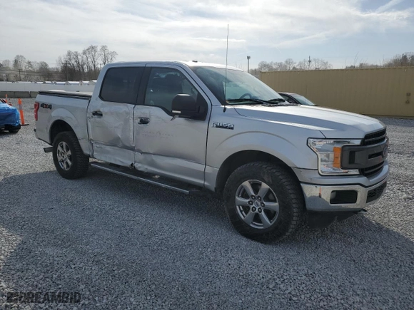 2018 Ford F-150 XL with VIN 1FTEW1EP2JFB54238, listed as a Copart auction lot 49666855 with 314,702 mi miles and Salvage Title. Bid and sale history available at carsss.com. Image 4.