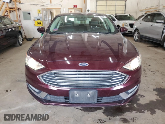 2017 Ford Fusion SE with VIN 3FA6P0HD4HR187242, listed as a Copart auction lot 53611535 with 139,947 mi miles and Salvage Title. Bid and sale history available at carsss.com. Image 5.