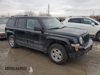 2017 Jeep Patriot Sport SE with VIN 1C4NJPBA9HD145995, listed as a Copart auction lot 42298775 with 142,945 mi miles and Salvage Title. Bid and sale history available at carsss.com. Image 4.