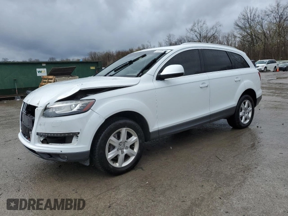 2014 Audi Q7 3.0T Premium Plus with VIN WA1LGAFE6ED005988, listed as a Copart auction lot 53306445 with 111,996 mi miles and Salvage Title. Bid and sale history available at carsss.com. Image 1.