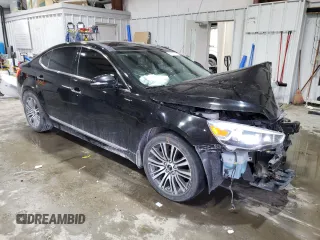 2015 Kia Cadenza Premium with VIN KNALN4D77F5177179, listed as a Copart auction lot 45297215 with 170,043 mi miles and Salvage Title. Bid and sale history available at carsss.com. Image 4.
