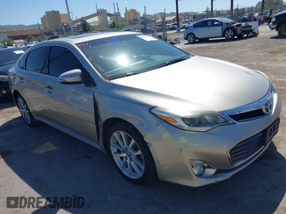 2014 Toyota Avalon Limited with VIN 4T1BK1EB5EU108760, listed as a IAAI auction lot 42148190 with 132,656 mi miles. Bid and sale history available at carsss.com. Image 1.