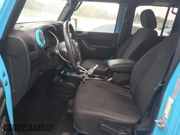 2018 Jeep Wrangler JK Unlimited Sport S with VIN 1C4BJWDG1JL868623, listed as a Copart auction lot 71317144 with 64,126 mi miles and Salvage Title. Bid and sale history available at carsss.com. Image 7.