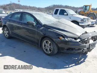 2018 Ford Fusion SE with VIN 3FA6P0HD6JR158119, listed as a IAAI auction lot 41662297 with 1 mi miles. Bid and sale history available at carsss.com. Image 1.