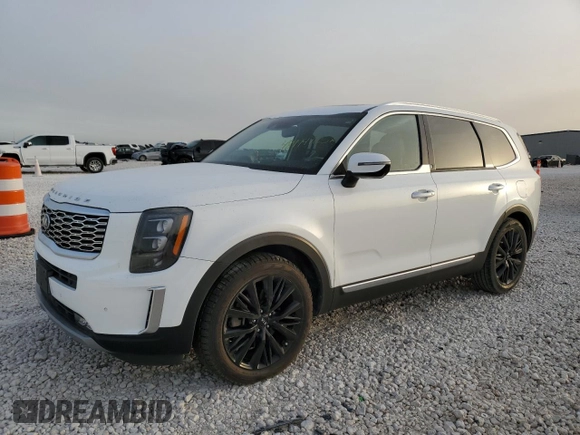 2020 Kia Telluride SX with VIN 5XYP54HC3LG040433, listed as a Copart auction lot 48994765 with 81,303 mi miles and Clean title. Bid and sale history available at DreamBid. Image 1.