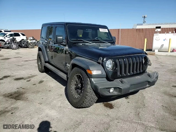 2018 Jeep Wrangler Unlimited Sport S with VIN 1C4HJXDG8JW284217, listed as a Copart auction lot 47500065 with 78,833 mi miles and Salvage Title. Bid and sale history available at carsss.com. Image 11.