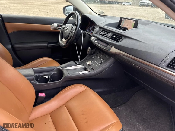 2014 Lexus CT 200h Hybrid with VIN JTHKD5BH5E2182639, listed as a Copart auction lot 51185615 with 132380 miles and Salvage Title. Bid and sale history available at carsss.com. Image 5.