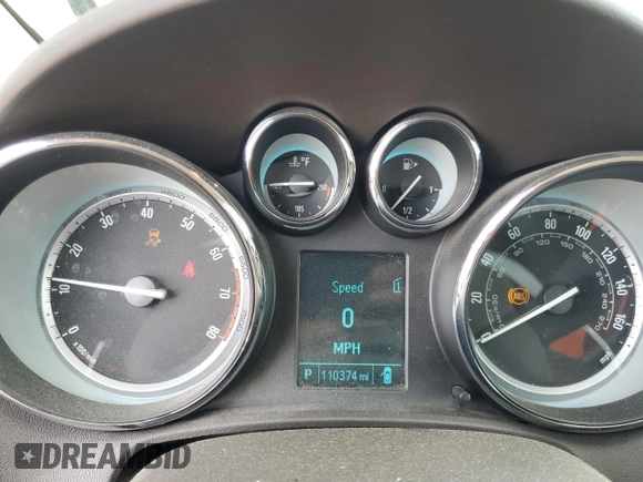 2013 Buick Verano Group with VIN 1G4PS5SK5D4158722, listed as a Copart auction lot 65623955 with 110,374 mi miles and Salvage title. Bid and sale history available at DreamBid. Image 9.