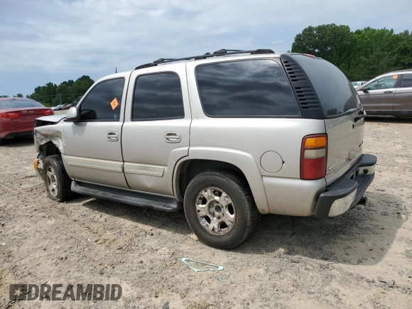 2004 Chevrolet Tahoe LT with VIN 1GNEC13Z64R300485, listed as a Copart auction lot 58387885 with Not provided miles and Salvage title. Bid and sale history available at DreamBid. Image 2.