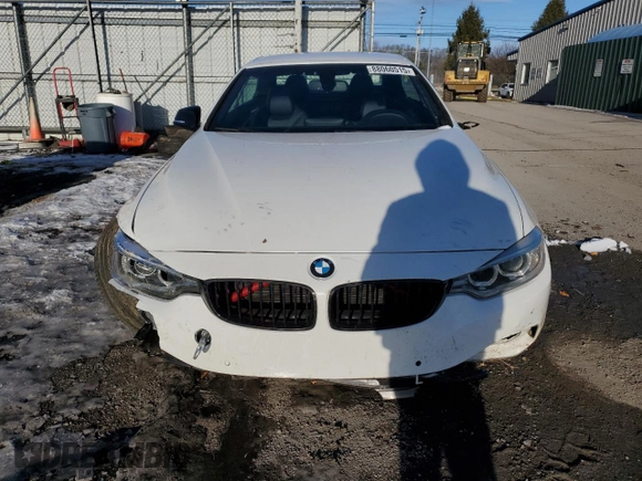 2015 BMW 4 Series 428i with VIN WBA3V7C54FP772674, listed as a Copart auction lot 88060515 with 95,980 mi miles and Salvage Title. Bid and sale history available at carsss.com. Image 5.