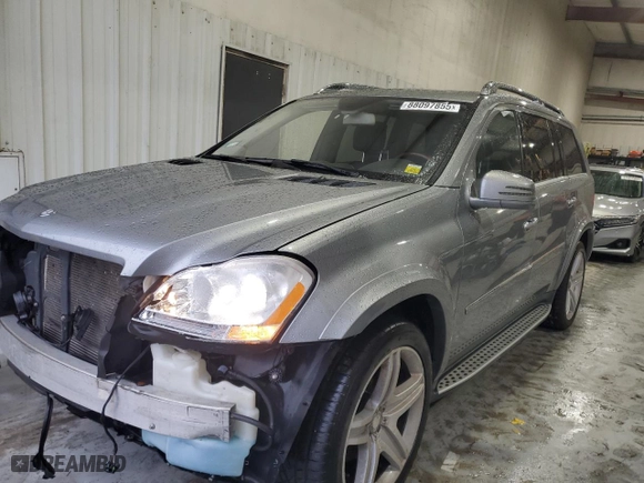 2012 Mercedes-Benz GL-Class GL 550 with VIN 4JGBF8GE1CA780673, listed as a Copart auction lot 88097855 with 80,721 mi miles and Salvage Title. Bid and sale history available at carsss.com. Image 1.