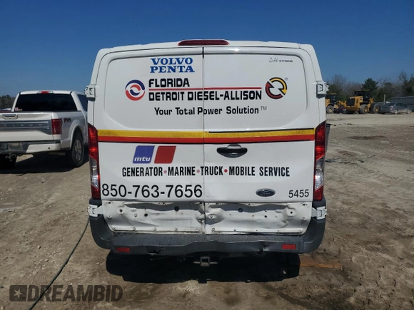 2015 Ford Transit with VIN 1FTNR1YG6FKB25682, listed as a Copart auction lot 43178745 with 137,889 mi miles and Salvage Title. Bid and sale history available at DreamBid. Image 6.