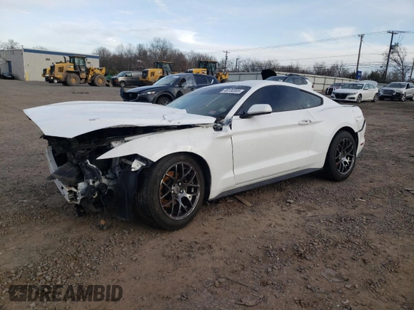 2015 Ford Mustang V6 with VIN 1FA6P8AM6F5380016, listed as a Copart auction lot 46130305 with Not Provided miles and Salvage Title. Bid and sale history available at DreamBid. Image 1.