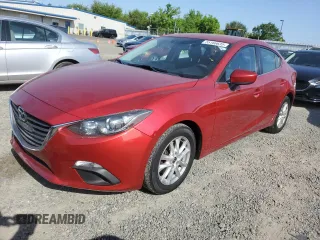 2016 Mazda 3 i Sport with VIN 3MZBM1U7XGM303916, listed as a Copart auction lot 55166635 with 194,256 mi miles and Salvage Title. Bid and sale history available at carsss.com. Image 1.