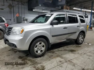 2012 Honda Pilot LX with VIN 5FNYF4H22CB005849, listed as a Copart auction lot 45019035 with 153,675 mi miles and Salvage Title. Bid and sale history available at carsss.com. Image 1.