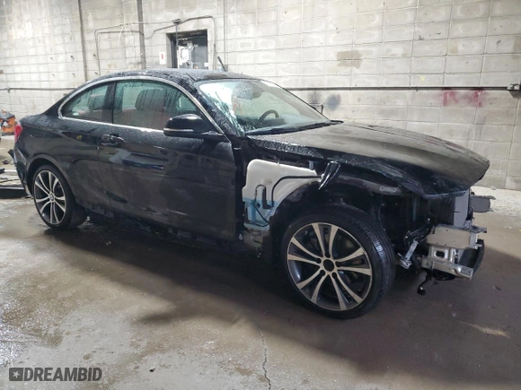 2016 BMW 2 Series 228i xDrive with VIN WBA1G9C56GV726967, listed as a Copart auction lot 51297725 with 70,344 mi miles and Salvage Title. Bid and sale history available at carsss.com. Image 4.