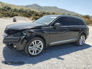2018 Audi Q7 Prestige with VIN WA1VAAF77JD051304, listed as a Copart auction lot 60912495 with 46,729 mi miles and Salvage title. Bid and sale history available at DreamBid. Image 1.