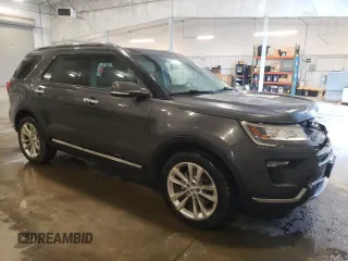 2018 Ford Explorer Limited with VIN 1FM5K8F85JGA12726, listed as a Copart auction lot 59895925 with 199,422 mi miles and Salvage title. Bid and sale history available at DreamBid. Image 4.